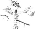 Page A Diagram and Parts List for SS24  Weed Eater Hedge Trimmer